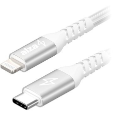 AlzaPower AluCore USB-C to Lightning MFi 0,5 m ezüst kábel és adapter