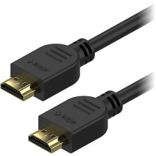 AlzaPower Core HDMI 1.4 High Speed 4K 7,5m fekete kábel és adapter