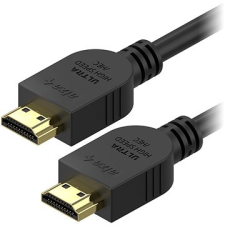 AlzaPower Core Premium HDMI 2.1 High Speed 8K 1 m fekete kábel és adapter