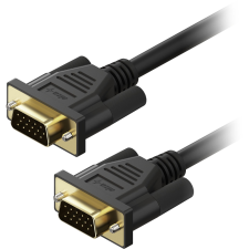 AlzaPower Core VGA 10m - fekete (APW-CBVG100B) kábel és adapter