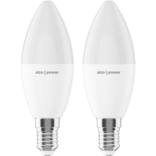 AlzaPower LED 8-55W, E14, 4000K, set, 2db izzó
