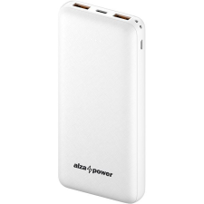 AlzaPower Onyx 20000 mAh Fast Charge + PD3.0 - fehér power bank
