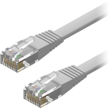 AlzaPower Patch CAT6 UTP Flat, 0,5m, szürke (APW-CBP6UF0005Y) kábel és adapter