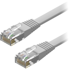 AlzaPower Patch CAT6 UTP Flat 2 m szürke kábel és adapter