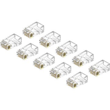 AlzaPower Patch CAT6 UTP RJ45 8p8c árnyékolatlan, 10 darabos vezetékre hajtva kábel és adapter