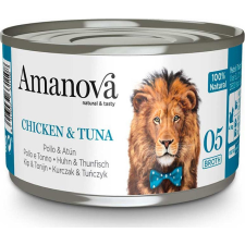 AmaNova Cat P05 Canned Chicken &amp; Tuna Broth 70 g macskaeledel