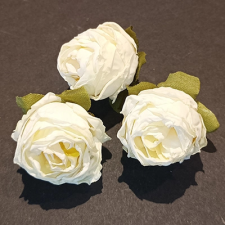 Amarilis Hungary Rózsafej 4cm törtfehér dekorációs kellék