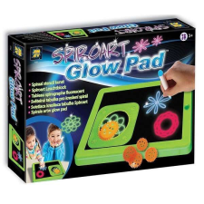 Amav Glow Pad Neon világító és letörölhető rajztábla - Spirálok kreatív és készségfejlesztő