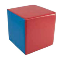 Amaya Lakkozott műbőr szivacs Amaya kocka 25 cm barkácsolás, építés