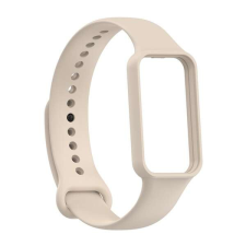 Amazfit Band 7 Pótszíj (egyedi méret, szilikon, állítható) CSONTFEHÉR okosóra kellék