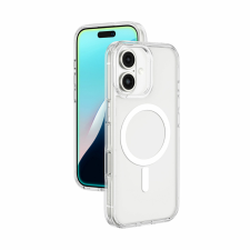 AmazingThing Minimal Mag tok mágneses gyűrűvel iPhone 16-hoz - átlátszó tok és táska