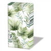  AMB.12218215 Jungle leaves white papírzsebkendő 10db-os