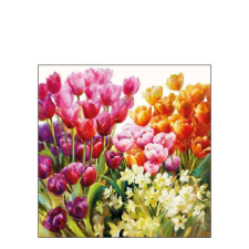 AMB.12514960 Tulips papírszalvéta 25x25cm, 20db-os papírárú, csomagoló és tárolóeszköz