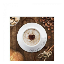  AMB.12517340 Coffee Time papírszalvéta 25x25cm,20db-os papírárú, csomagoló és tárolóeszköz