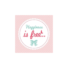  AMB.13310415 Happines is Free papírszalvéta 33x33cm,20db-os higiéniai papíráru