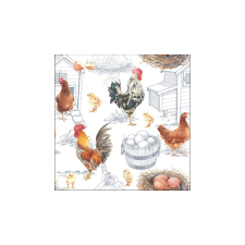 AMB.13315875 Chicken Farm papírszalvéta 33x33cm, 20db-os asztalterítő és szalvéta