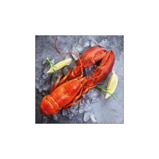 AMB.13316230 Fresh Lobster papírszalvéta 33x33cm, 20db-os asztalterítő és szalvéta
