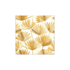  AMB.13316241 Palm Leaf Gold papírszalvéta 33x33cm,20db-os asztalterítő és szalvéta