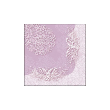  AMB.13316368 Butterfly Lace Lilac papírszalvéta 33x33cm,20db-os asztalterítő és szalvéta