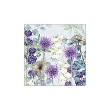 AMB.13317475 Lunaria Green papírszalvéta 33x33cm, 20db-os asztalterítő és szalvéta