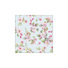 AMB.13318161 Spring blossom blue papírszalvéta 33x33cm, 20db-os papírárú, csomagoló és tárolóeszköz