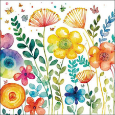AMB.13318430 Vibrant spring white papírszalvéta 33x33cm, 20db-os papírárú, csomagoló és tárolóeszköz