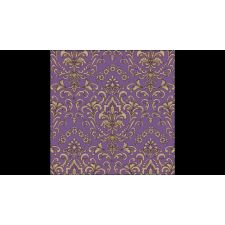  AMB.13319266 Baroque ornament purple papírszalvéta 33x33cm, 20db-os asztalterítő és szalvéta