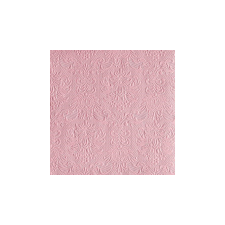 AMB.14011109 Elegance Pastel Rose dombornyomott papírszalvéta 40x40cm, 15db-os asztalterítő és szalvéta