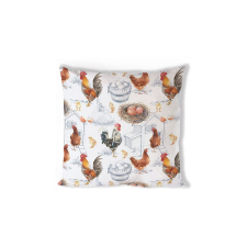 AMB.16215875 Chicken Farm párnahuzat 40x40cm, 100% pamut lakástextília