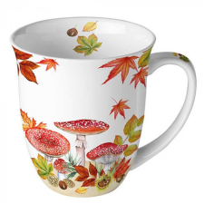  AMB.18416745 Fly agaric group porcelánbögre 0,4L bögrék, csészék