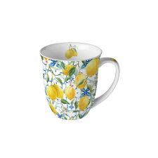  AMB.18419660 Mediterranean lemons porcelánbögre 0,4l bögrék, csészék