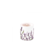 AMB.19215985 Lavender Shades White átvilágítós gyertya 8x7.5cm gyertya