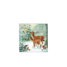 AMB.32516645 Forest Celebration papírszalvéta 25x25cm, 20db-os papírárú, csomagoló és tárolóeszköz