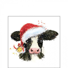  AMB.32519210 Christmas cow bell papírszalvéta 25x25cm, 20db-os papírárú, csomagoló és tárolóeszköz