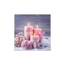  AMB.33316670 Romantic Candles papírszalvéta 33x33cm, 20db-os asztalterítő és szalvéta