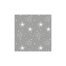  AMB.33316731 Night sky white/silver papírszalvéta 33x33cm, 20db-os higiéniai papíráru