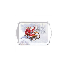 AMB.33715280 Santa On Sledge műanyag kistálca 13x21cm konyhai eszköz