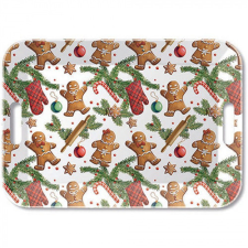  AMB.33918880 Gingerbread cookies műanyag nagytálca 33x47cm konyhai eszköz