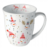  AMB.38418850 Funny snowmen porcelánbögre 0,4l