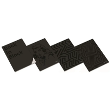 Ambar Clever füzet tűzött A5 kockás 40 lap fekete 26163100 füzet