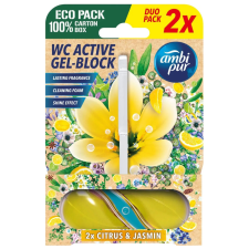  Ambi Pur Lemon &amp; Jasmin aktív WC illatosító 2x45g illatosító, légfrissítő