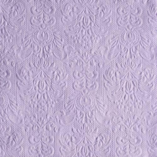 AMBIENTE 14004929 Elegance lavender papírszalvéta, nagy, 40x40cm,15db-os asztalterítő és szalvéta