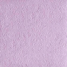 AMBIENTE 14005506 Elegance light purple papírszalvéta nagy, 40x40cm,15db-os asztalterítő és szalvéta