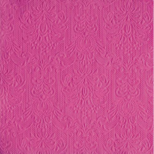 AMBIENTE 14007033 Elegance magenta papírszalvéta, nagy, 40x40cm,15db-os asztalterítő és szalvéta