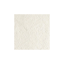 AMBIENTE AMB.12505507 Elegance pearl dombornyomott papírszalvéta 25x25cm,15db-os asztalterítő és szalvéta