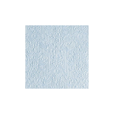 AMBIENTE AMB.12506921 Elegance pearl blue dombornyomott papírszalvéta 25x25cm,15db-os asztalterítő és szalvéta