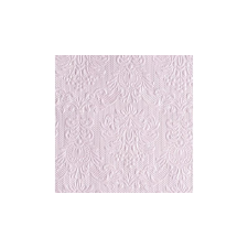 AMBIENTE AMB.12506924 Elegance Pearl Lilac dombornyomott papírszalvéta 25x25cm,15db-os asztalterítő és szalvéta