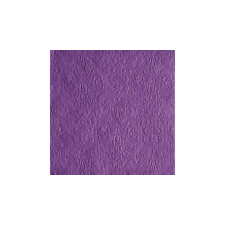 AMBIENTE AMB.13305512 Elegance purple dombornyomott papírszalvéta 33x33cm,15db-os asztalterítő és szalvéta