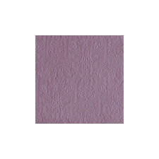 AMBIENTE AMB.13307905 Elegance Pale lilac dombornyomott papírszalvéta 33x33cm,15db-os asztalterítő és szalvéta