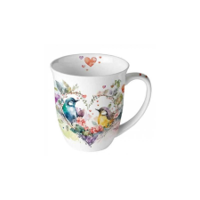 AMBIENTE AMB.18418435 Loving birds porcelánbögre 0,4l bögrék, csészék
